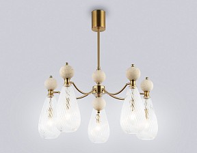 Люстра на штанге Ambrella Light LH кремовый арт. LH53286