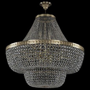 Светильник на штанге Bohemia Ivele Crystal 1910 золото арт. 19101/H1/90IV G