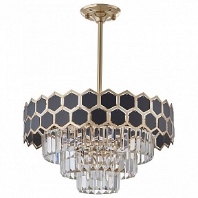 Люстра на штанге Arte Milano Sorrento-5009 золото арт. 375009/4+2/300/480 GD