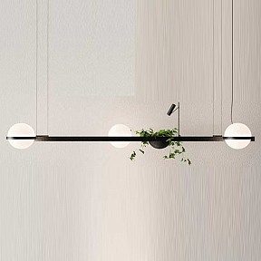 Подвесной светильник Imperiumloft Palma Wall Lamp серый арт. 22.93726