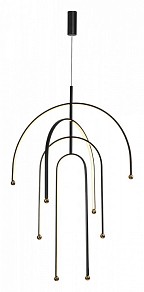 Подвесная люстра Odeon Light Memfi черный арт. 6633/95L