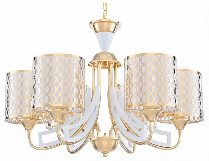 Подвесная люстра Arte Milano Florentia-3387 белый арт. 303387/6 Wh/Gd