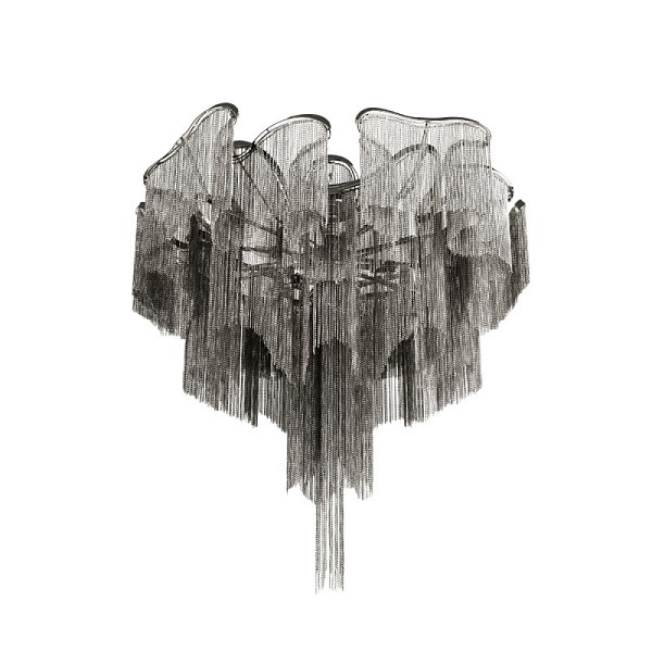 Люстра на штанге Loft it Stream серый арт. 10208/1000C Gunmetal