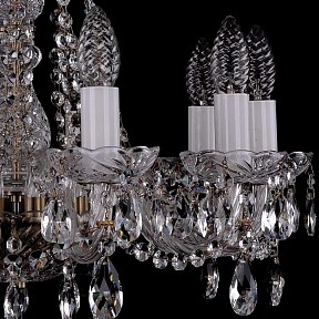 Подвесная люстра Bohemia Ivele Crystal 1402 яркие арт. 1402/10/160/Pa
