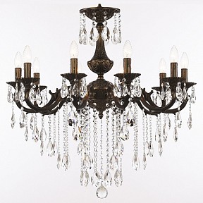 Подвесная люстра Bohemia Ivele Crystal AL7801 бронза арт. AL78101/10/250 B PD
