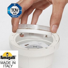 Грунтовый светильник Fumagalli Ceci серый арт. 2F3.000.000.LXG1L