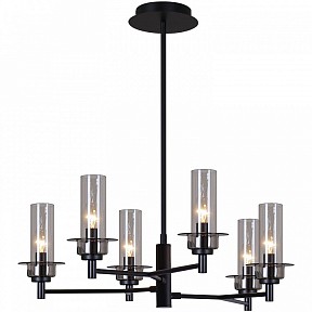 Люстра на штанге ILLUMICO IL2216 черный арт. IL2216-6PLS-24 HIGHBALL
