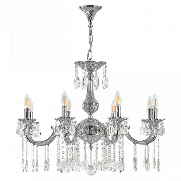 Подвесная люстра Bohemia Ivele Crystal AL7801 никель арт. AL78101/8/250 A Ni