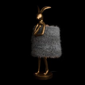 Настольная лампа декоративная Loft it Lapine желтый арт. 10315/B Grey fluff
