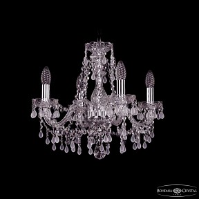 Подвесная люстра Bohemia Ivele Crystal 1410 никель арт. 1410/4/160 Ni V0300
