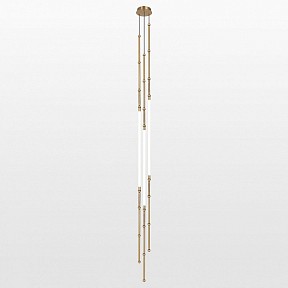 Подвесная люстра Lussole Bend желтый арт. LSP-7072