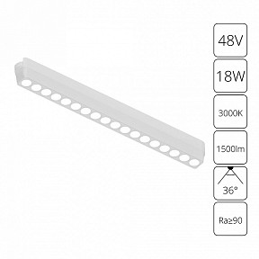 Накладной светильник Arte Lamp Rapid белый арт. A1169PL-1WH