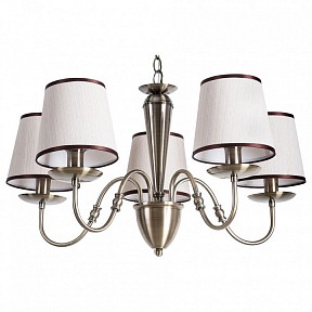 Подвесная люстра Arte Lamp Fiona бронза арт. A3227LM-5AB