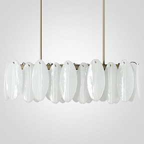Люстра на штанге Imperiumloft Angel Style Italian Murano Glass латунь арт. 40,252