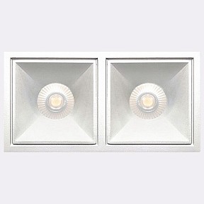 Встраиваемый светильник Italline IT06-6020 белый арт. IT06-6020 white 4000K - 2 шт. + IT06-6022 white