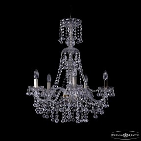 Подвесная люстра Bohemia Ivele Crystal 1409 золото арт. 1409/5/195/XL-68 Pa