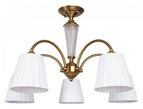 Люстра на штанге Arte Lamp Gracie коричневый арт. A7301PL-5PB