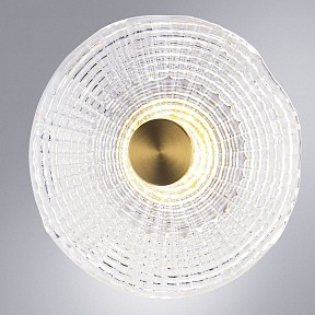 Накладной светильник Arte Lamp Bevel латунь арт. A1612AP-5PB