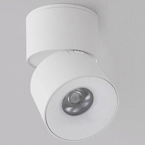 Накладной светильник iLedex Metrica белый арт. 115-12W-D70-4K-55DG-WH