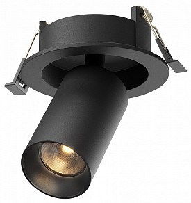 Встраиваемый светильник Maytoni FOCUS LED черный арт. C071CL-7W2.7K-B