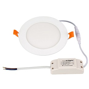 Встраиваемый светильник Arlight  белый арт. DL-142M-13W Warm White