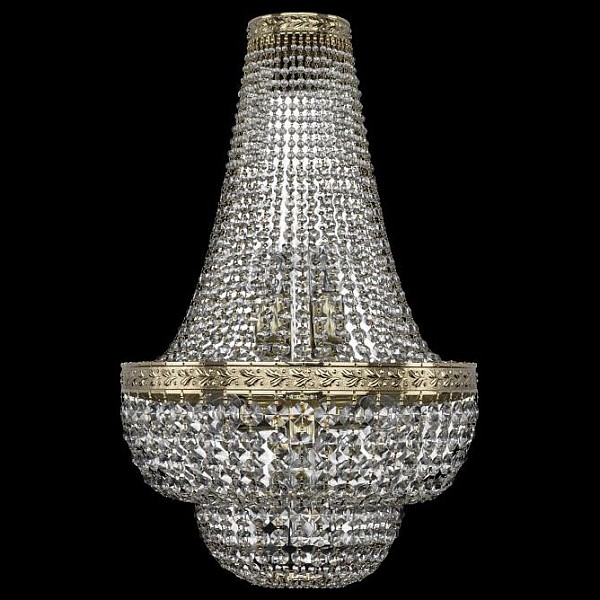 Бра Bohemia Ivele Crystal 1910 золото арт. 19101B/H2/35IV G