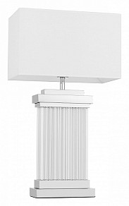 Настольная лампа декоративная LUMINA DECO Davos металл арт. LDT 310 CHR+WT