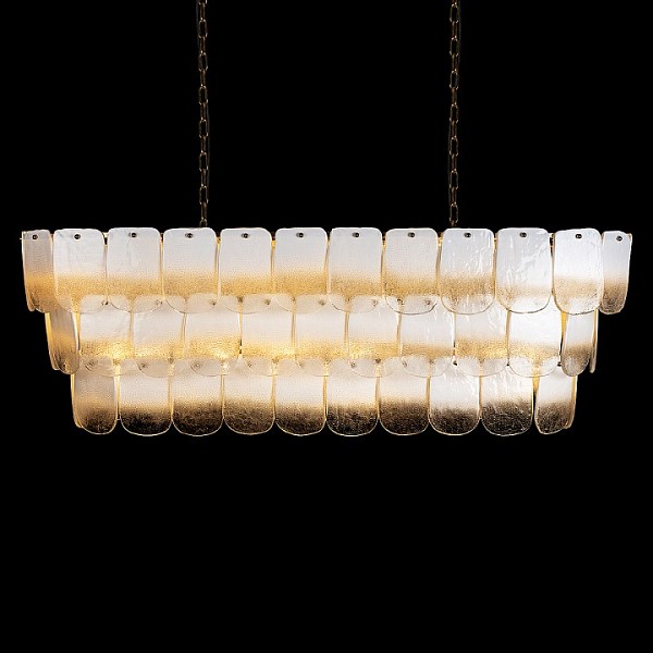 Подвесная люстра Loft it Gradient бронза арт. 10482/1200R White