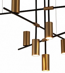 Люстра на штанге Kink Light Рия бронза арт. 07621-12,20