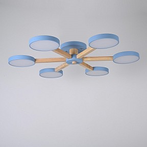 Люстра на штанге Imperiumloft TURNA Blue голубой арт. TURNA01