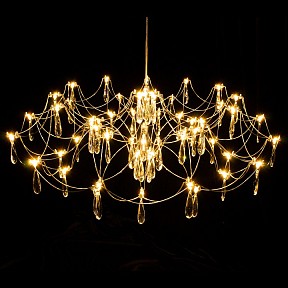 Подвесная люстра Kink Light Галанта золото арт. 07889-80,33(21)