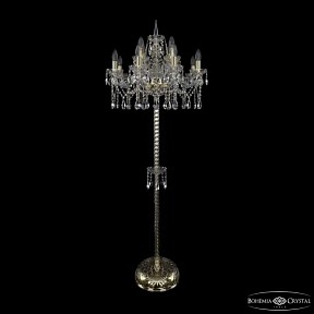 Торшер Bohemia Ivele Crystal 1413 золото арт. 1413T2/8+4/200-165 G