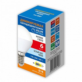 Лампа светодиодная Volpe OPTIMA DIM  арт. UL-00009230