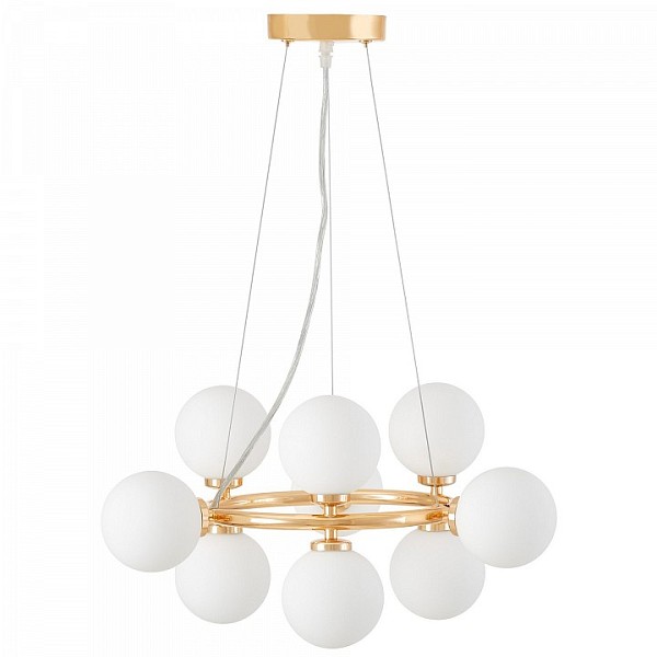 Подвесная люстра LUMINA DECO MARSIADA золото арт. LDP 6033-9 FGD