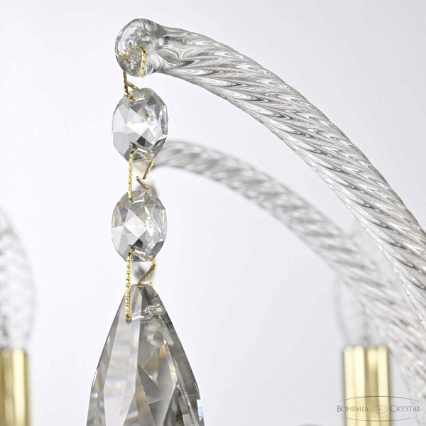 Подвесная люстра Bohemia Ivele Crystal 118 золото арт. 118/10/240 G