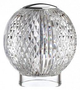Настольная лампа декоративная Odeon Light Crystal серый арт. 5007/2TL