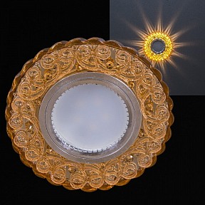 Встраиваемый светильник Reluce  хром арт. 14348-9.0-001LD MR16+LED3W TEA