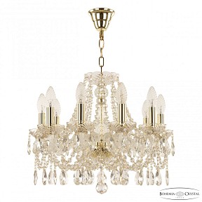 Подвесная люстра Bohemia Ivele Crystal 107 золото арт. 107/10/165 G