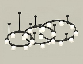 Подвесная люстра Ambrella Light XR черный арт. XR92222210