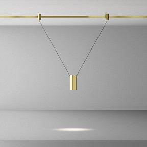 Подвесной светильник Maytoni Technical Focus Led латунь арт. TR157-1-12W4K-BS