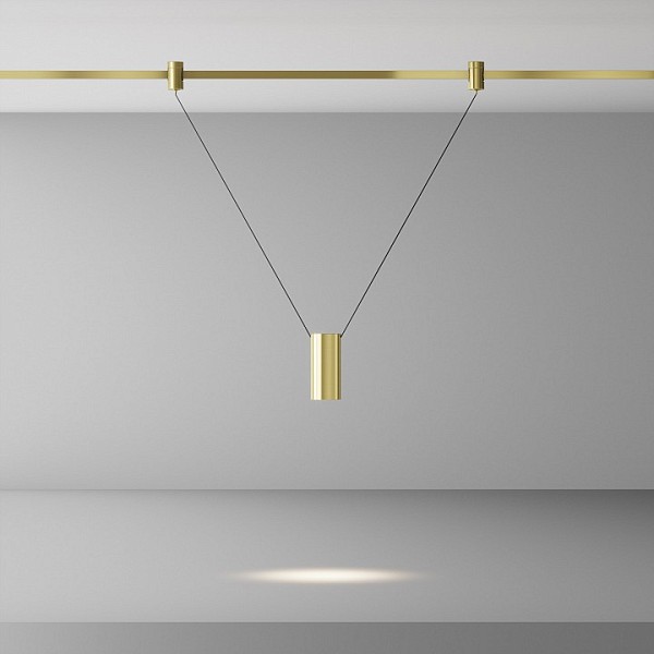 Подвесной светильник Maytoni Technical Focus Led латунь арт. TR157-1-12W4K-BS
