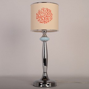Настольная лампа декоративная Manne TL.7737-1BL хром арт. TL.7737-1BL (коралл) настольная лампа 1л