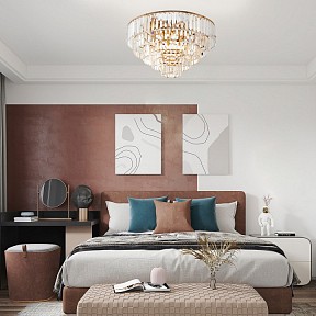 Потолочная люстра Arte Milano Sorrento-7209 золото арт. 377209/8/570 GD