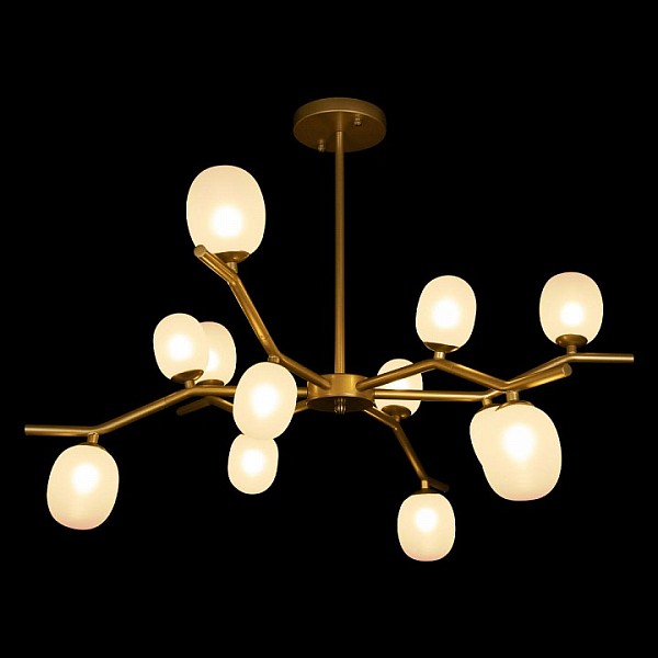 Люстра на штанге Loft it Sakura желтый арт. 10212/12 Gold