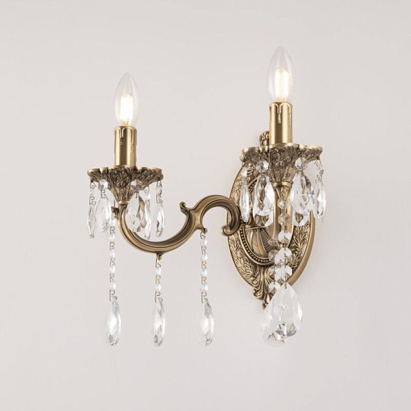 Бра Bohemia Ivele Crystal AL7801 золото арт. AL7801B10/2/175 A FP