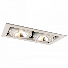Встраиваемый светильник Arte Lamp Cardani белый арт. A5949PL-2WH