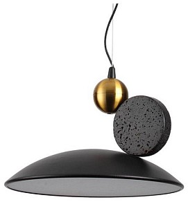 Подвесной светильник Odeon Light Travertino черный арт. 6626/20L