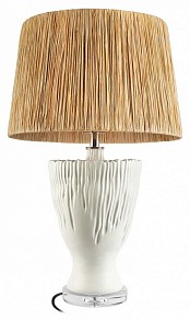 Настольная лампа декоративная Loft it Raffia белый арт. 10497T