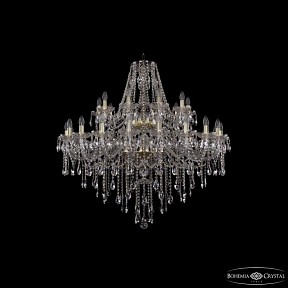 Подвесная люстра Bohemia Ivele Crystal 1415 золото арт. 1415/20+10/400/2d G
