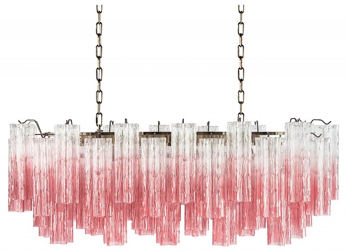 Подвесная люстра Loft it Murano бронза арт. 10580/1000R Clear pink